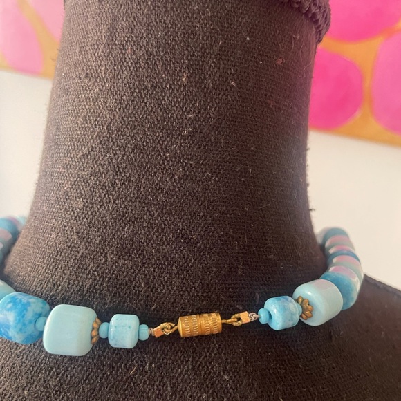 💙 Super Rare  Real Turquoise Necklace - Picture 4 of 5